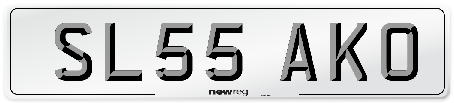 SL55 AKO Number Plate from New Reg